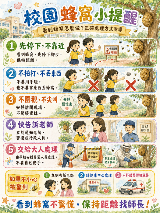 蜂窩處理正確方式