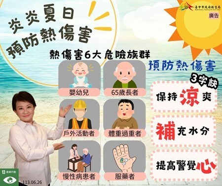 防熱傷害宣導