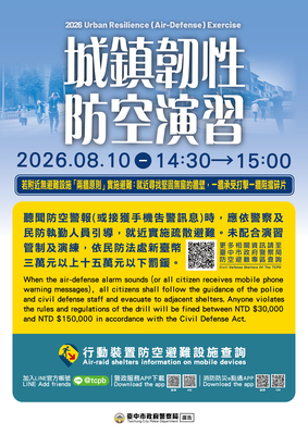2026城鎮韌性（防空）演習圖片